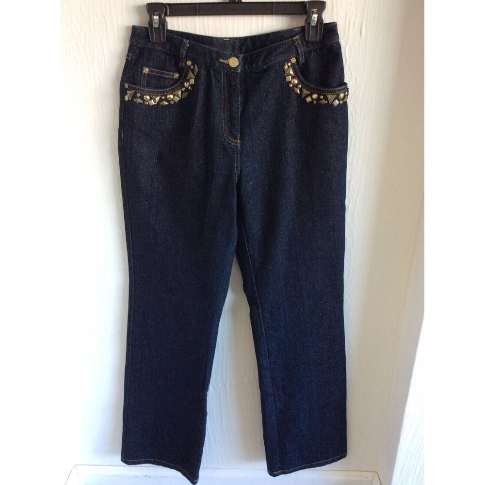 Ruby Rd, Size 6, Women’s Jeans, Metallic Thread Throughout, Excellent Condition